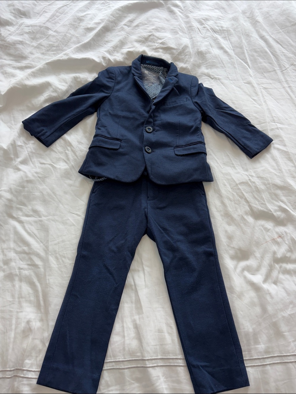 Appaman Navy Blue Boys Blazer and Pants Matching Set